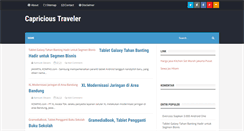 Desktop Screenshot of capricioustraveler.blogspot.com
