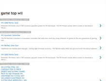 Tablet Screenshot of gametopwii.blogspot.com