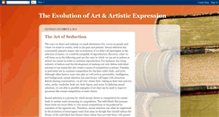 Desktop Screenshot of evolutionofartisticexpression.blogspot.com