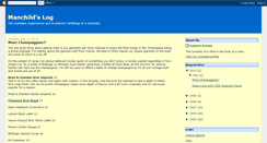 Desktop Screenshot of manchildslog.blogspot.com
