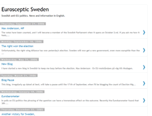 Tablet Screenshot of euroscepticsweden.blogspot.com