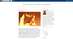 Desktop Screenshot of cuisineretfairelamour.blogspot.com