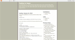 Desktop Screenshot of fashioninjapan.blogspot.com