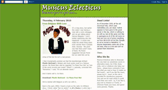 Desktop Screenshot of musicuseclecticus.blogspot.com