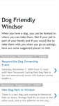 Mobile Screenshot of dogfriendlywindsor.blogspot.com