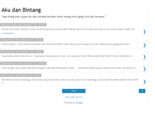 Tablet Screenshot of akudanbintang.blogspot.com