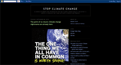 Desktop Screenshot of climatechangestop.blogspot.com