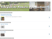 Tablet Screenshot of corporatefitnesspromotions.blogspot.com