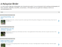 Tablet Screenshot of malaysianbirder.blogspot.com