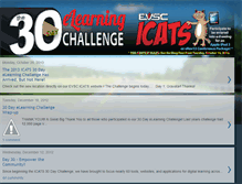 Tablet Screenshot of icats30daychallenge.blogspot.com