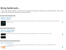 Tablet Screenshot of beingspiderweb.blogspot.com