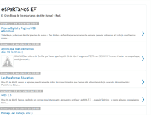 Tablet Screenshot of espartanosef.blogspot.com