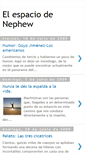 Mobile Screenshot of espaciodenephew.blogspot.com
