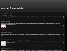 Tablet Screenshot of internetespecialista.blogspot.com