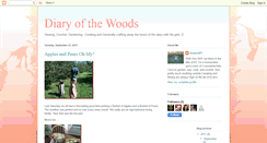 Desktop Screenshot of diaryofthewoods.blogspot.com