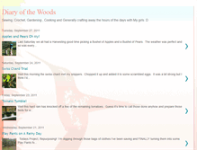 Tablet Screenshot of diaryofthewoods.blogspot.com