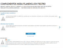 Tablet Screenshot of flamencasenfieltrocomplementos.blogspot.com