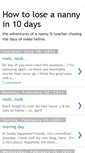 Mobile Screenshot of howtoloseanannyin10days.blogspot.com
