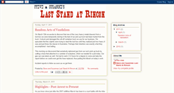 Desktop Screenshot of ourlaststandatrincon.blogspot.com