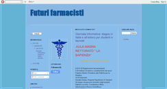 Desktop Screenshot of futurifarmacisti.blogspot.com