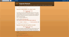 Desktop Screenshot of capsulapodcast.blogspot.com