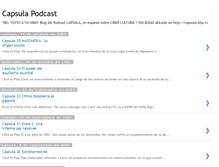 Tablet Screenshot of capsulapodcast.blogspot.com