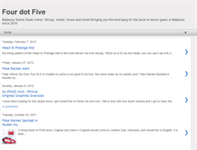 Tablet Screenshot of fourdotfive.blogspot.com