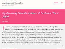 Tablet Screenshot of informationalgeometry.blogspot.com