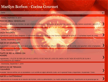 Tablet Screenshot of marilynborbon-cocinagourmet.blogspot.com