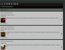 Tablet Screenshot of ilcorvino.blogspot.com