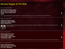 Tablet Screenshot of marissa-haque-fh-ugm.blogspot.com