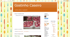 Desktop Screenshot of gostinho-caseiro.blogspot.com