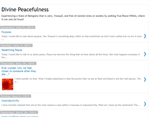 Tablet Screenshot of divinepeacefulness.blogspot.com