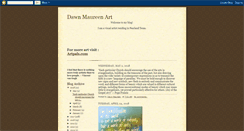 Desktop Screenshot of dawnmaureenart.blogspot.com