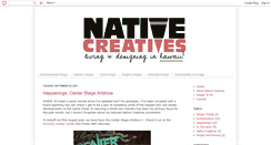 Desktop Screenshot of nativecreatives.blogspot.com