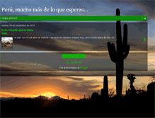 Tablet Screenshot of infotourperu.blogspot.com