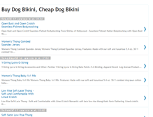 Tablet Screenshot of dog-bikini.blogspot.com