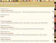 Tablet Screenshot of englishclass8ais.blogspot.com