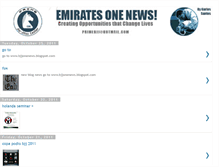 Tablet Screenshot of emiratesone.blogspot.com