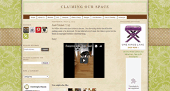 Desktop Screenshot of claimingourspace.blogspot.com