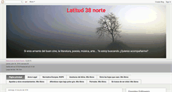 Desktop Screenshot of latitud38norte.blogspot.com