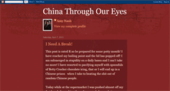 Desktop Screenshot of chinathroughoureyes.blogspot.com