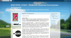 Desktop Screenshot of escandols.blogspot.com