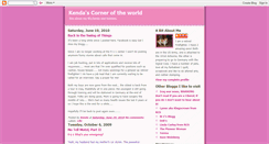 Desktop Screenshot of kendasworld.blogspot.com