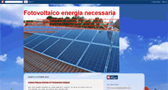 Desktop Screenshot of blogfotovoltaico.blogspot.com