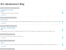 Tablet Screenshot of ericabrahamsonsblog.blogspot.com