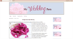 Desktop Screenshot of myweddingparty-thebeginning.blogspot.com