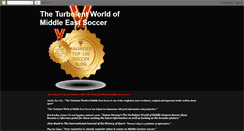 Desktop Screenshot of mideastsoccer.blogspot.com