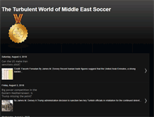 Tablet Screenshot of mideastsoccer.blogspot.com