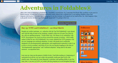 Desktop Screenshot of adventuresinfoldables.blogspot.com